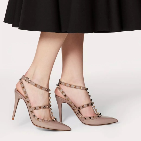 VALENTINO Rockstud 100mm Slingback High-Heel Pumps - Picture 2 of 7